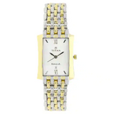 Titan Silver Dial Two Toned Stainless Steel Strap Watch NN1927BM01