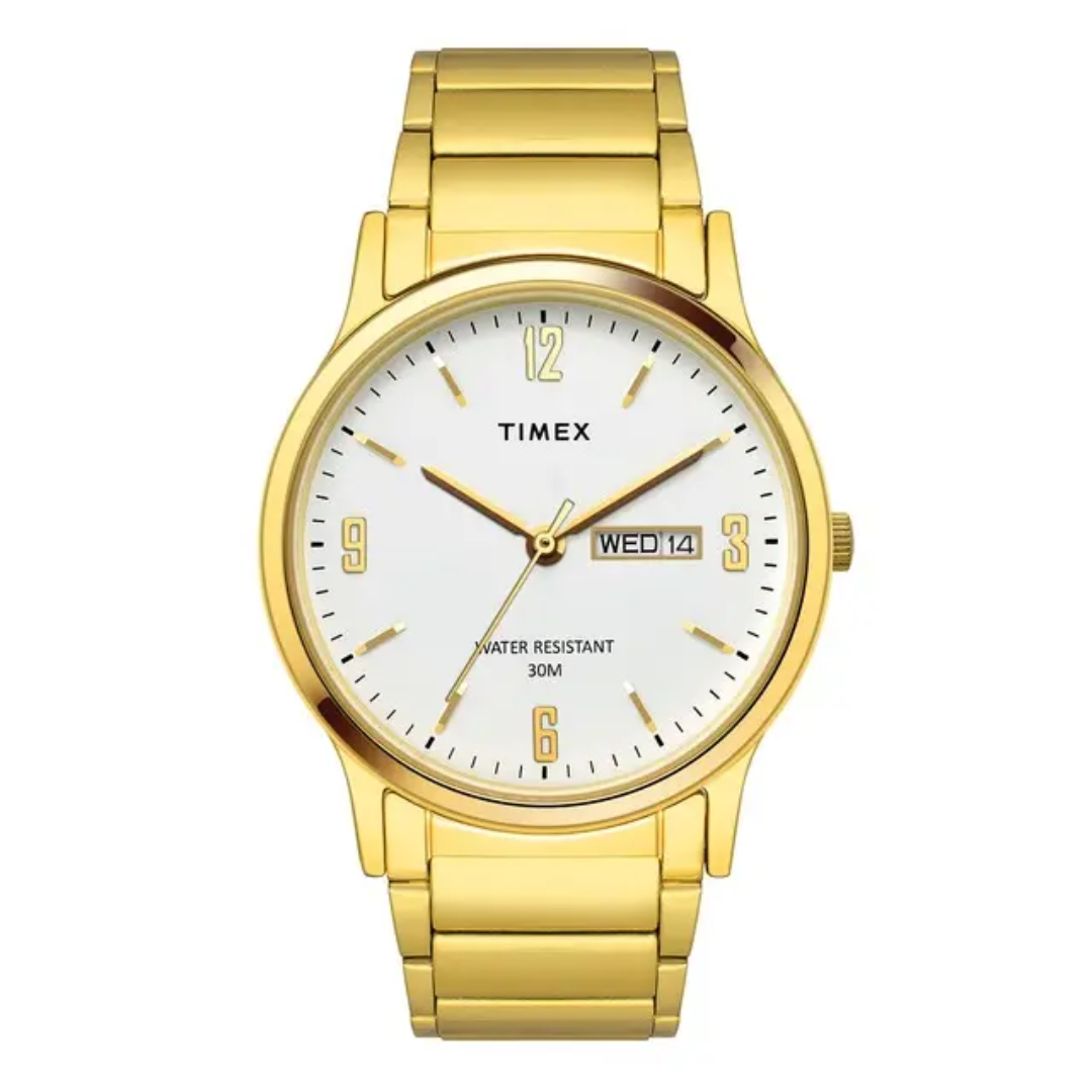 TIMEX MENS WHITE DIAL WATCH - TW000R435 - KRISHNA WATCH COMPANY