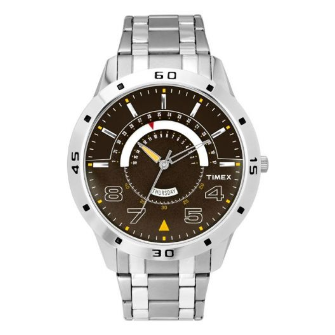 TIMEX ANALOG BROWN DIAL MEN S WATCH TW000U906 Krishna Watch