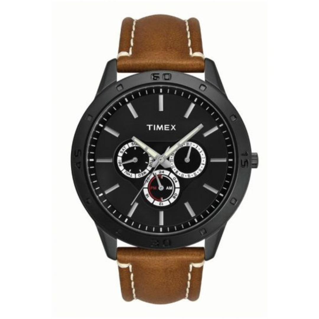 TIMEX ANALOG BLACK DIAL MEN'S WATCH - TW000U913 - KRISHNA WATCH COMPANY