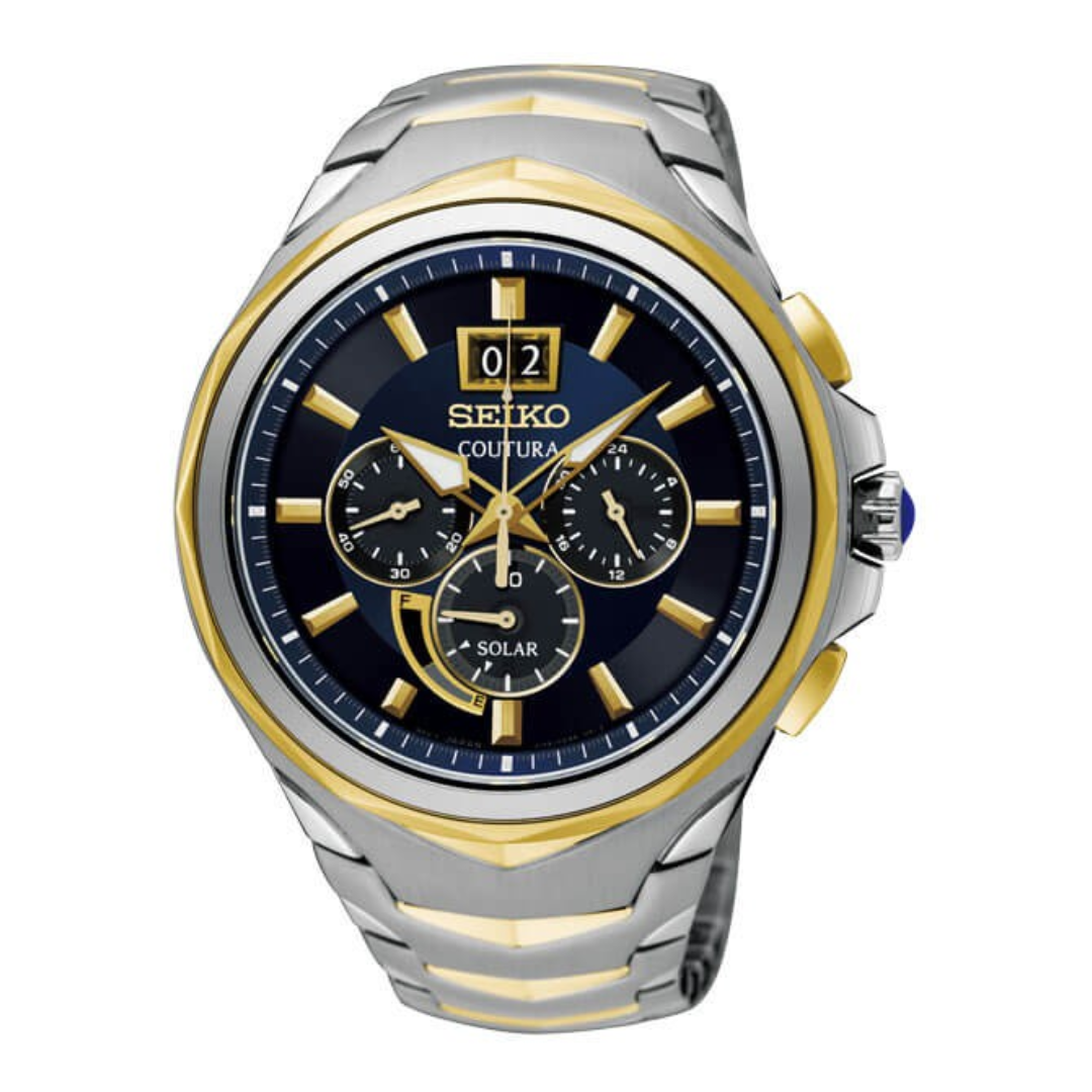 Seiko Big Date Solar V194 SSC642P1 - KRISHNA WATCH COMPANY