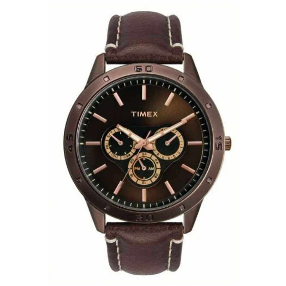 Timex Analog Brown Dial Men's Watch - TW000U914 - KRISHNA WATCH COMPANY