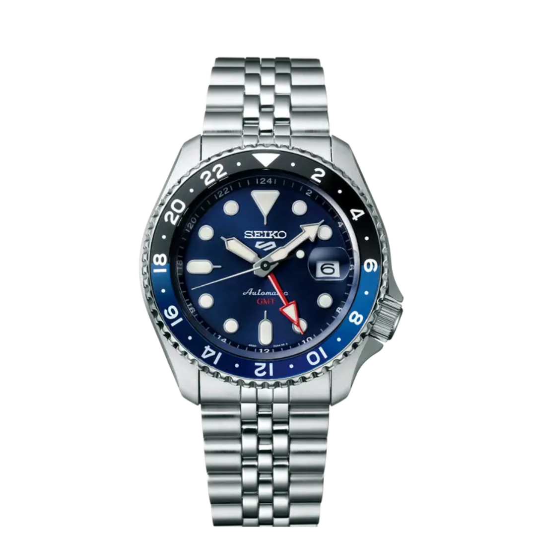 SEIKO 5 SPORTS ‘BLUEBERRY’ GMT SKX RE-INTERPRETATION - SSK003K1 - KRISHNA WATCH COMPANY