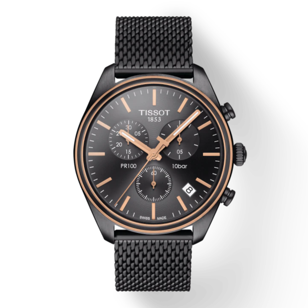 Tissot T-Classic PR 100 Chronograph - T1014172306100 - KRISHNA WATCH COMPANY