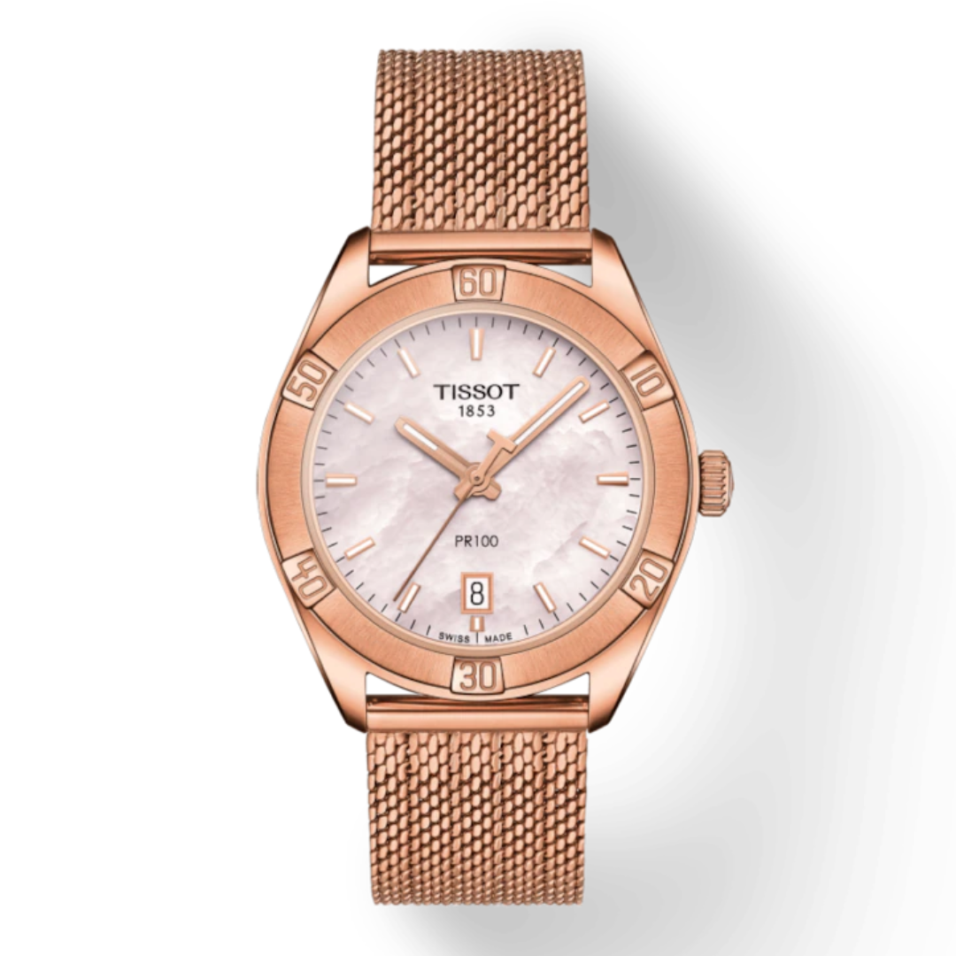 TISSOT T-Classic PR 100 SPORT CHIC - T1019103315100 - KRISHNA WATCH COMPANY