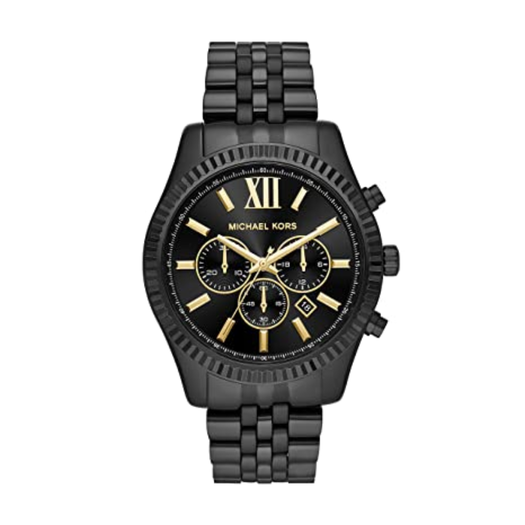 Michael Kors Lexington Analog Black Dial Men's Watch - MK8603 - KRISHNA WATCH COMPANY