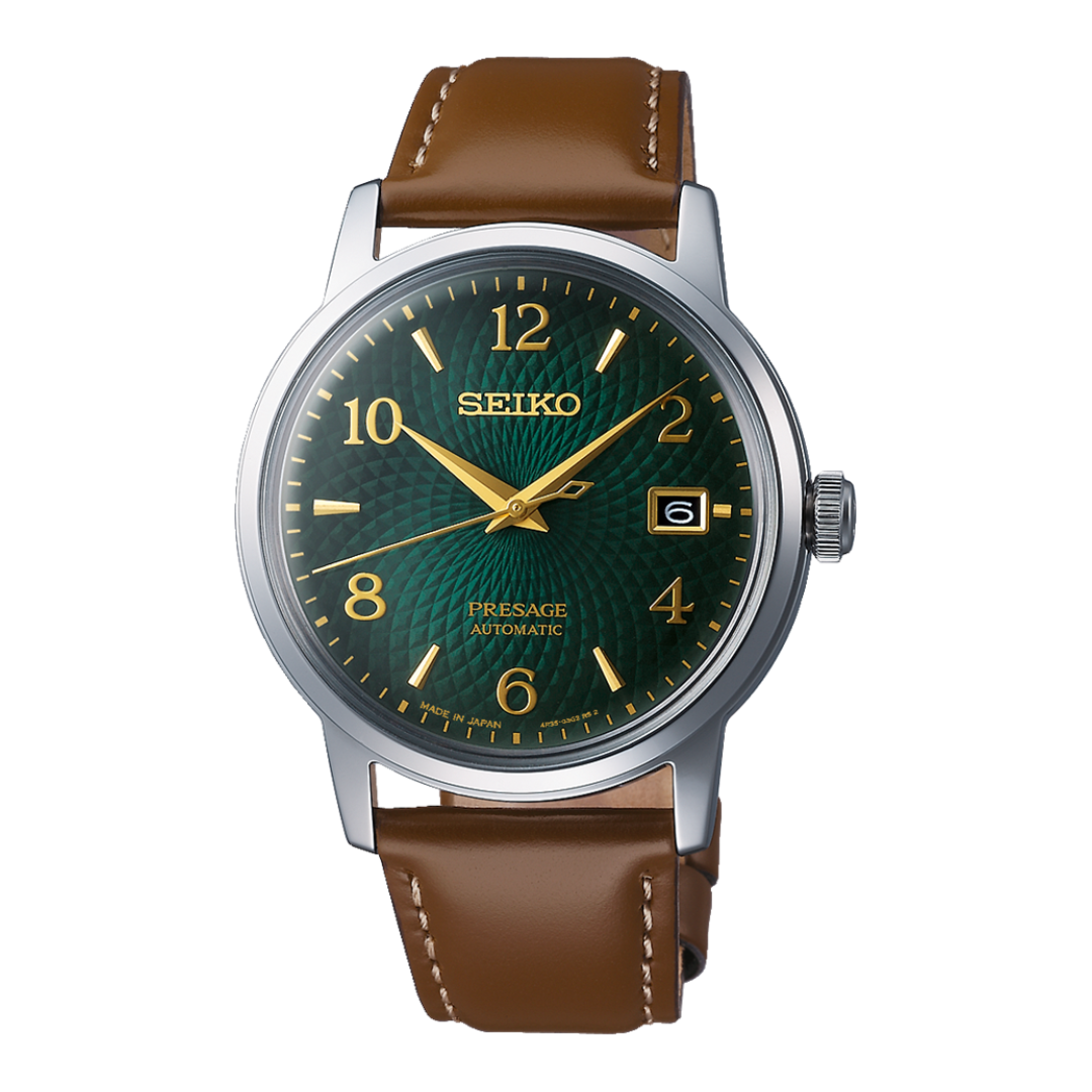 Seiko Presage Green SRPE45J1 - KRISHNA WATCH COMPANY