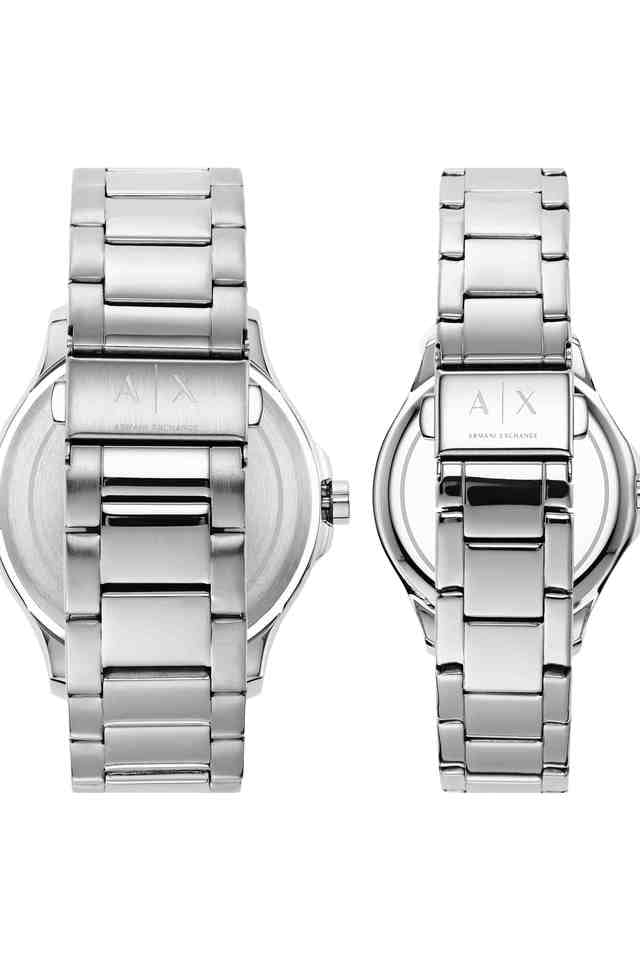 Armani Exchange 46 mm Hampton Black Dial Stainless Steel Analogue Watch AX7132 - KRISHNA WATCH COMPANY