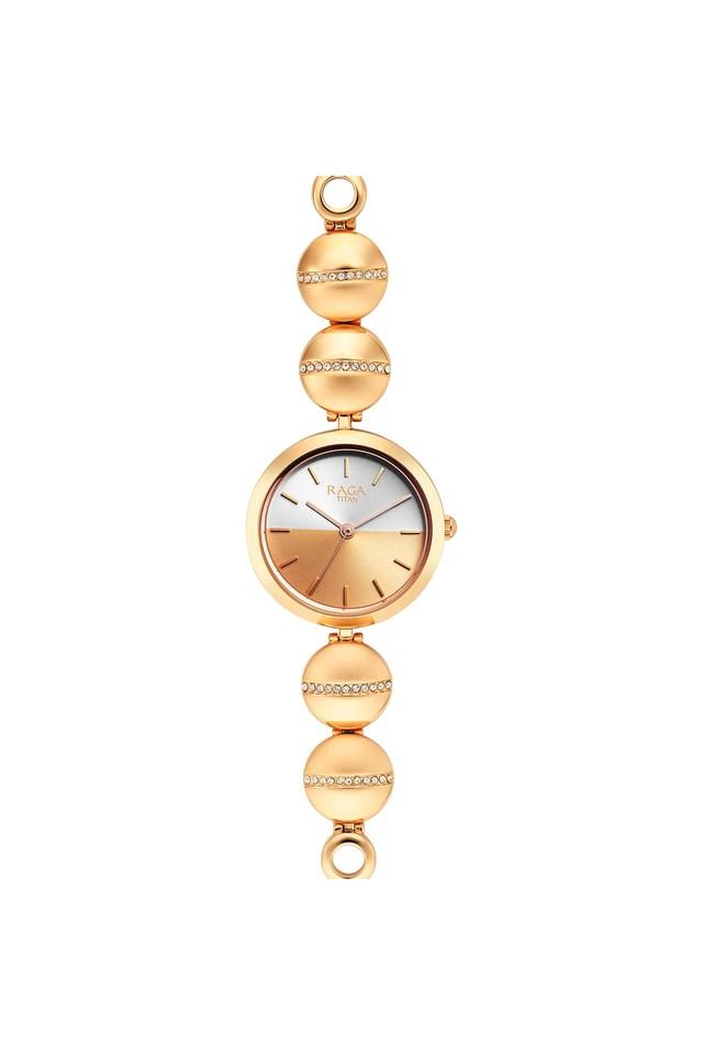 Titan Raga Delight Silver Dial Metals Strap Watch 2606WM11 - KRISHNA WATCH COMPANY