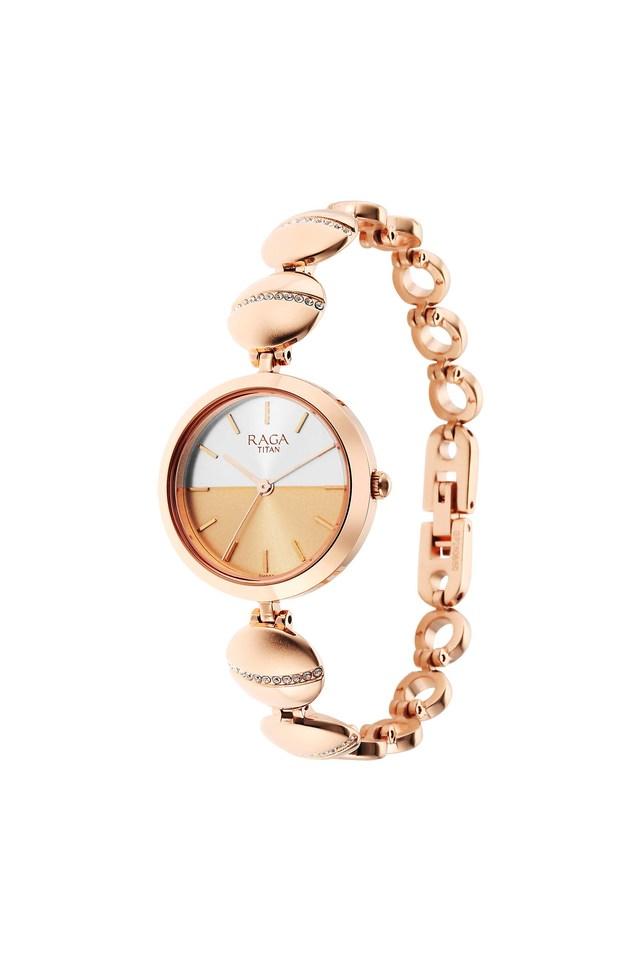Titan Raga Delight Silver Dial Metals Strap Watch 2606WM11 - KRISHNA WATCH COMPANY