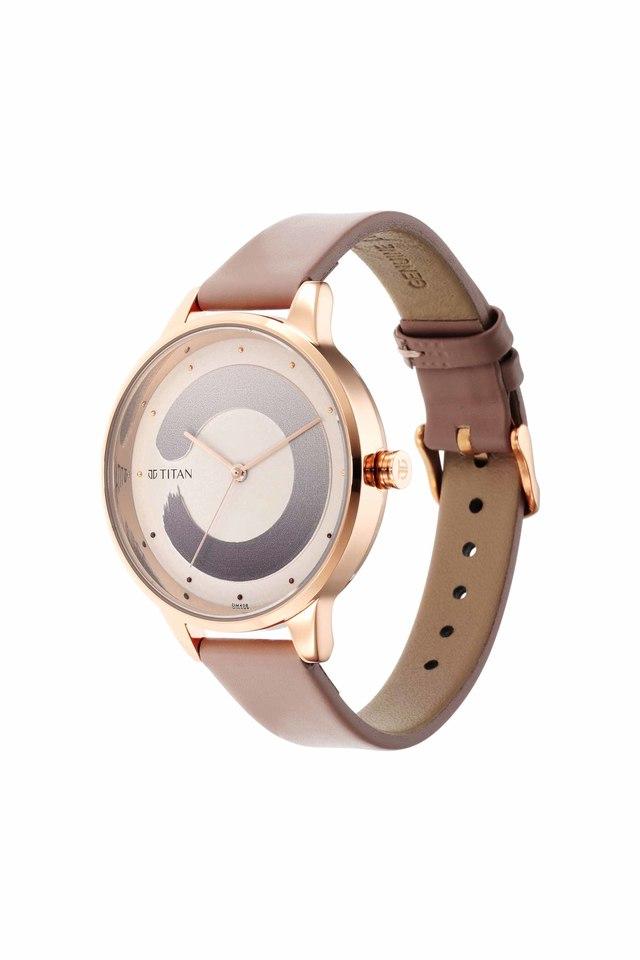 Titan Purple Glam It Up Brown Dial Stainless Steel Strap Watch 2648WL05 - KRISHNA WATCH COMPANY