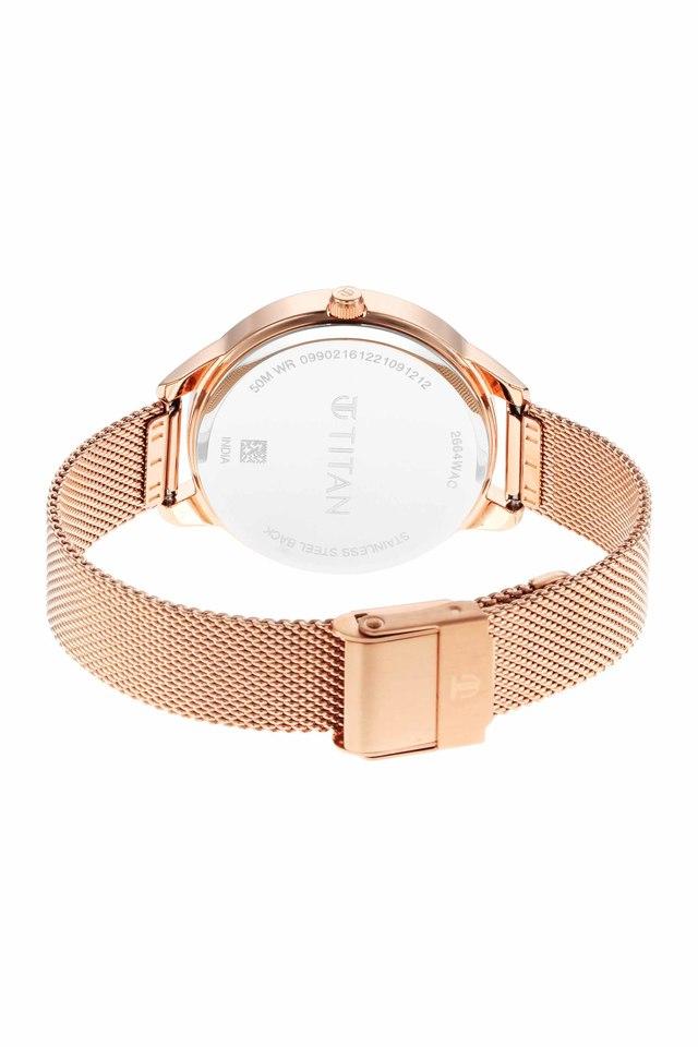 Titan Purple Glam It Up Multicoloured Dial Stainless Steel Strap Watch 2664WM01 - KRISHNA WATCH COMPANY