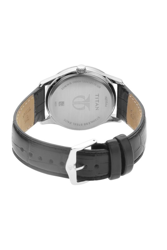 Titan Blue Dial Leather Strap Watch - 1823SL01 - KRISHNA WATCH COMPANY