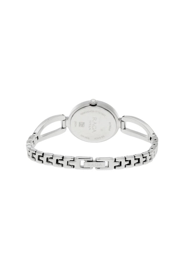 TITAN Raga Viva Silver Dial Metal Strap Watch 2579SM01(DG596) - KRISHNA WATCH COMPANY