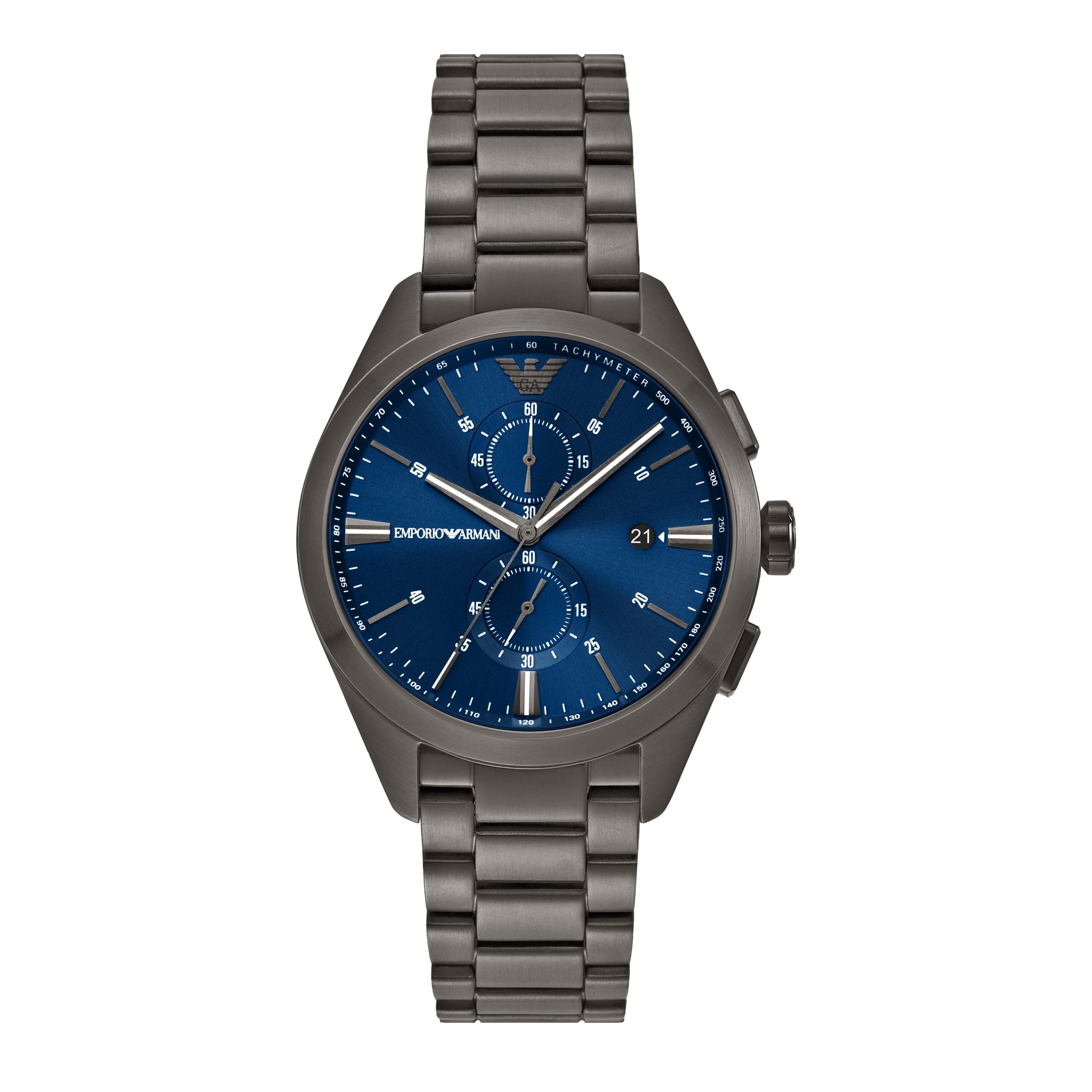 Emporio Armani Gun-Metal Watch AR11481 - KRISHNA WATCH COMPANY