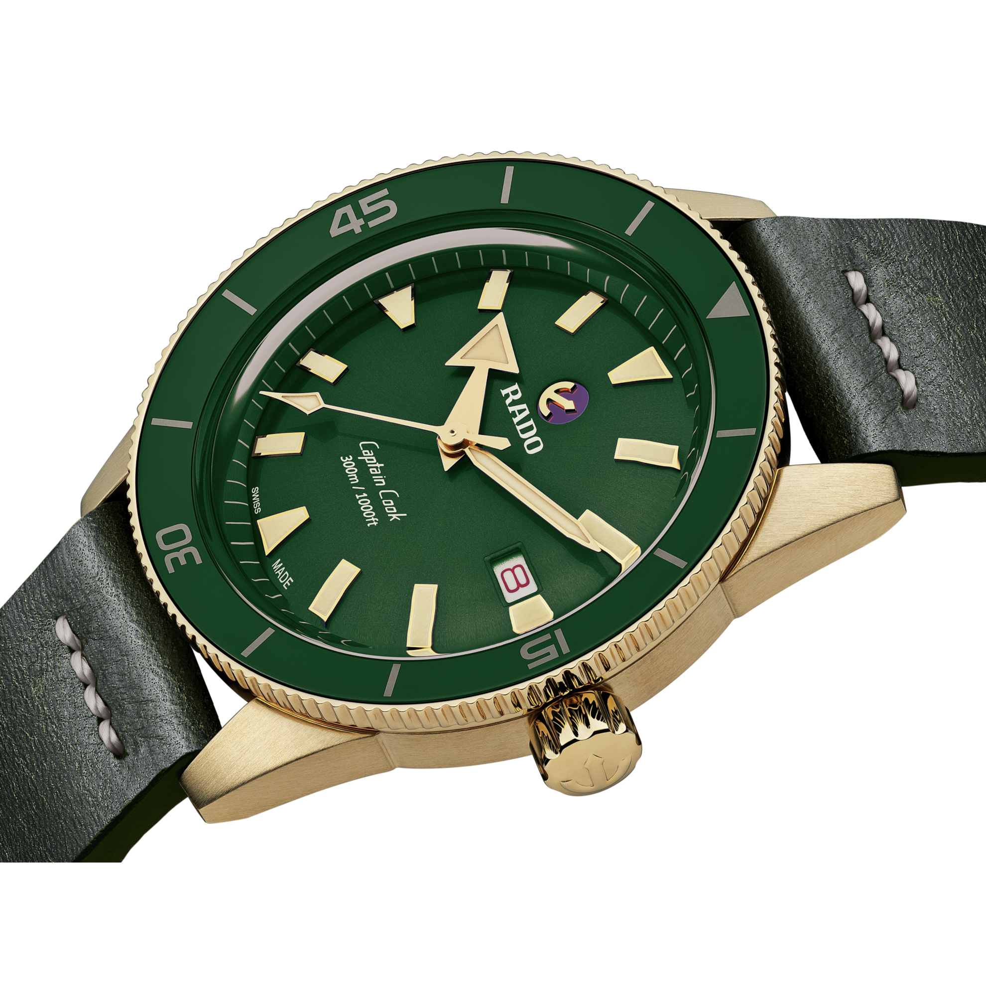 RADO Captain Cook Automatic Bronze R32504315 - KRISHNA WATCH COMPANY