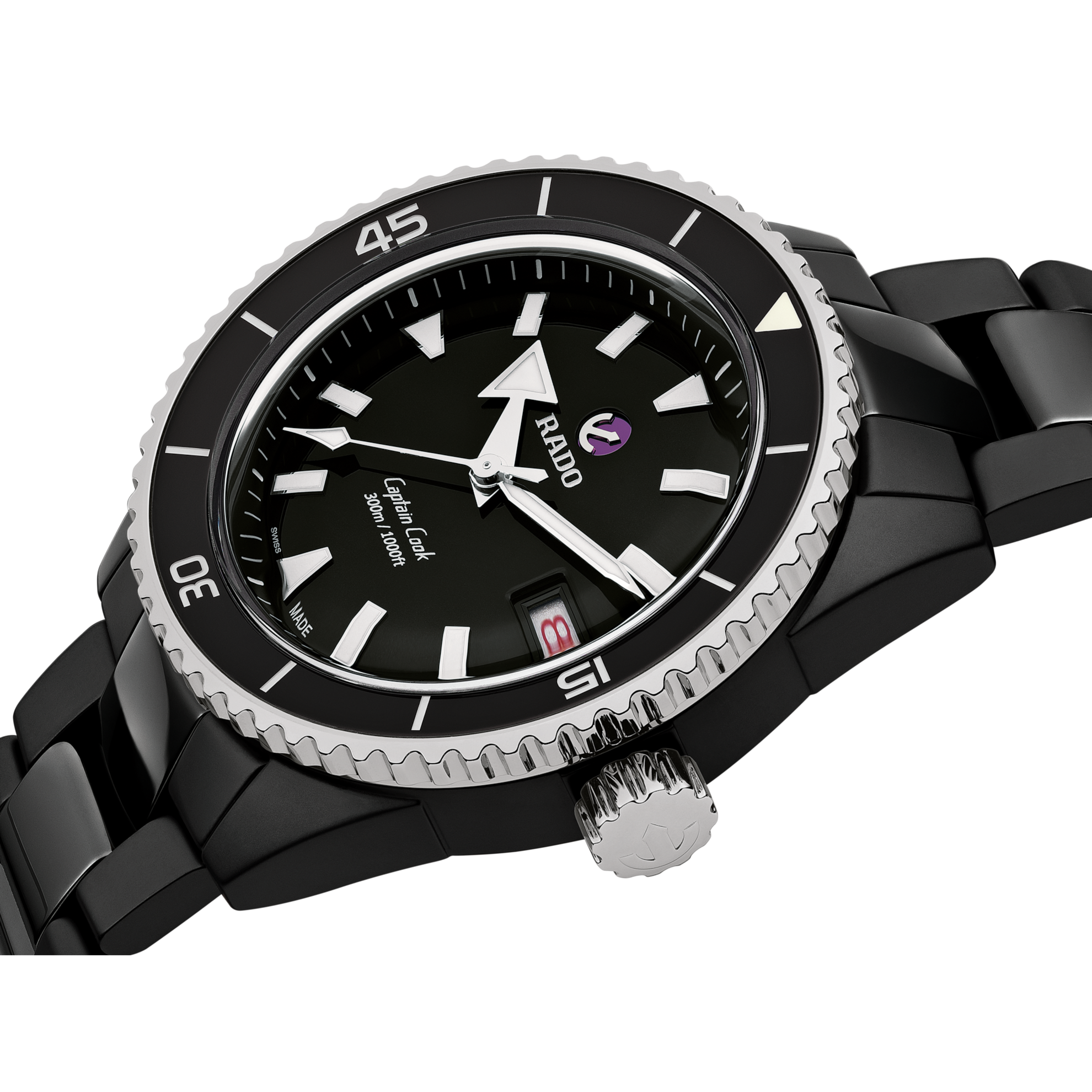 RADO Captain Cook High Tech Ceramic Diver R32129152 - KRISHNA WATCH COMPANY