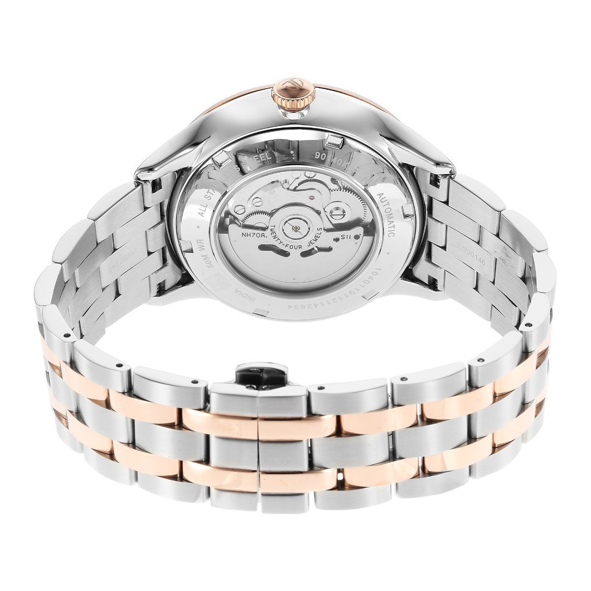 Titan Metal Mechanicals Silver Dial Watch - 90140KM01