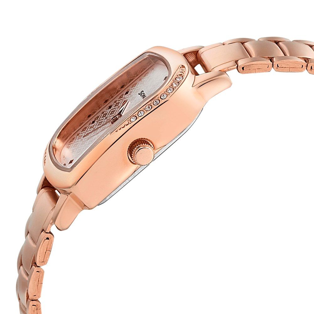 Blush It Up With Grey Dial Stainless Steel Strap Watch 87001WM03 (SDJ601) - KRISHNA WATCH COMPANY