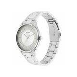 TITAN Workwear Watch with Beige Dial & Metal Strap 1802SM03