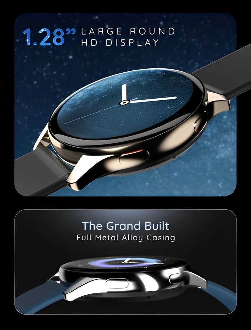 PEBBLE SMART WATCH PFB40 DART MIDNIGHT GOLD - KRISHNA WATCH COMPANY