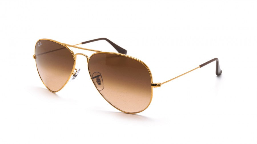 RAY-BAN SUNLGASSES AVIATOR GRADIENT BRONZE RB 3025 9001A558 - KRISHNA WATCH COMPANY