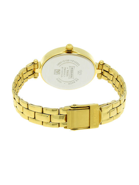 Sonata Wedding Edition - Champagne Dial Stainless Steel Strap - 8148YM01 - KRISHNA WATCH COMPANY