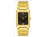 Traditional Black Dial Rectangular Bracelet Watch TM000CT00T
