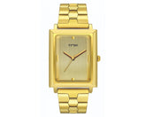Golden Dial Rectangular Case Watch TM0TG7404