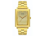 Golden Dial Rectangular Case Watch TM0TG7404