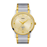 TIMEX CLASSICS ANALOG BEIGE DIAL MEN'S WATCH - TW000R426