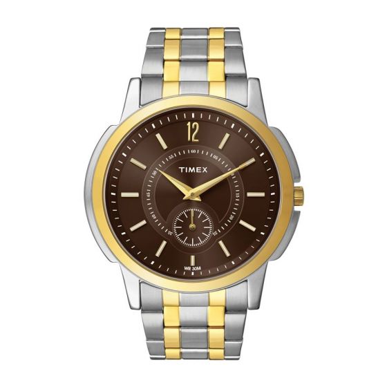 TIMEX EMPERA ANALOG BROWN DIAL MEN'S WATCH-TW000U307 - KRISHNA WATCH COMPANY