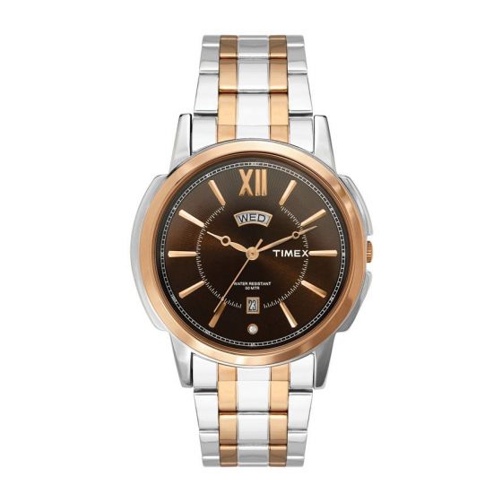 TIMEX ANALOG BROWN DIAL MEN'S WATCH-TW000U312 - KRISHNA WATCH COMPANY