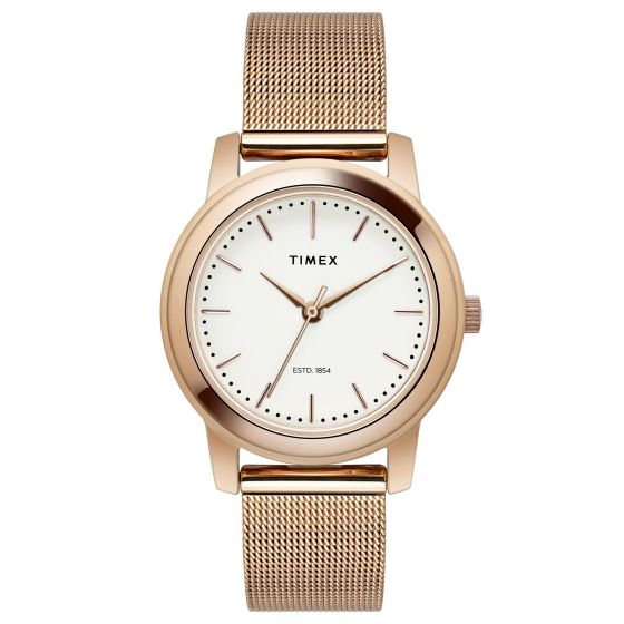 TIMEX ANALOG SILVER DIAL WOMEN'S WATCH-TW000W110 - KRISHNA WATCH COMPANY