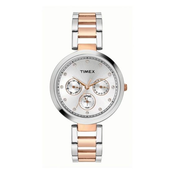 TIMEX ANALOG SILVER DIAL WOMEN'S WATCH-TW000X214 - KRISHNA WATCH COMPANY