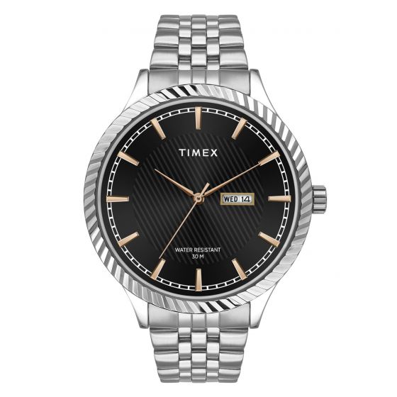 Timex Analog Black Dial Men's Watch - TW0TG7500 - KRISHNA WATCH COMPANY