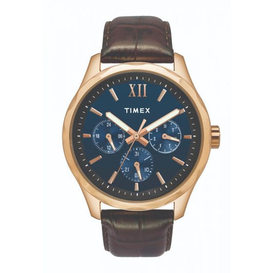 TIMEX ANALOG BLUE DIAL MEN'S WATCH - TW0TG7601