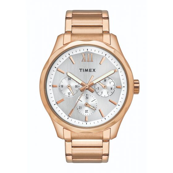 Timex Analog Silver Dial Men's Watch - TW0TG7605 - KRISHNA WATCH COMPANY