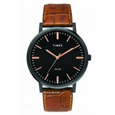 TIMEX ANALOG BLACK DIAL MEN'S WATCH- TW0TG8004