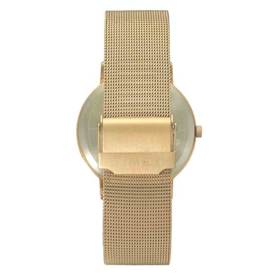 TIMEX MODERN ROSE-GOLD PLATED WATCH WITH MESH BRACELET-TW0TG8011 - KRISHNA WATCH COMPANY