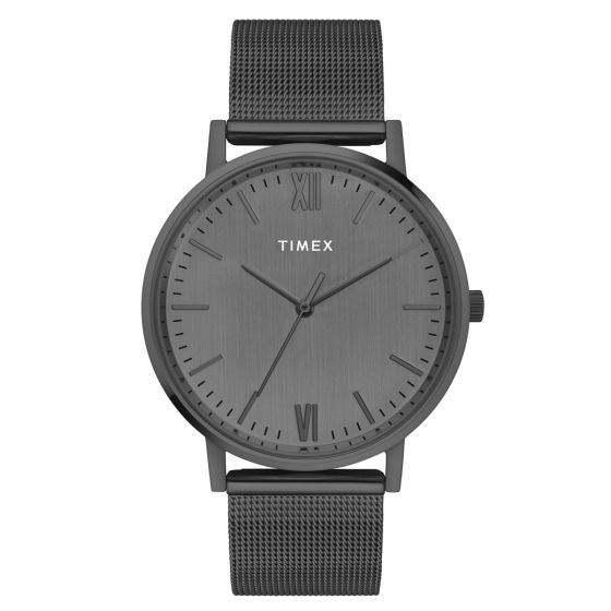 TIMEX Modern Full Black Watch With Mesh Bracelet -TW0TG8012 - KRISHNA WATCH COMPANY