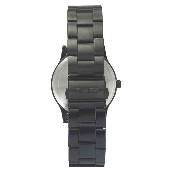 TIMEX SLEEK FULL BLACK WATCH WITH STAINLESS STEEL BRACELET-TW0TG8304 - KRISHNA WATCH COMPANY
