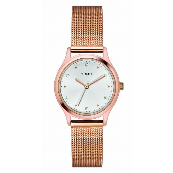 TIMEX ANALOG SILVER DIAL WOMEN'S WATCH - TW0TL8709 - KRISHNA WATCH COMPANY