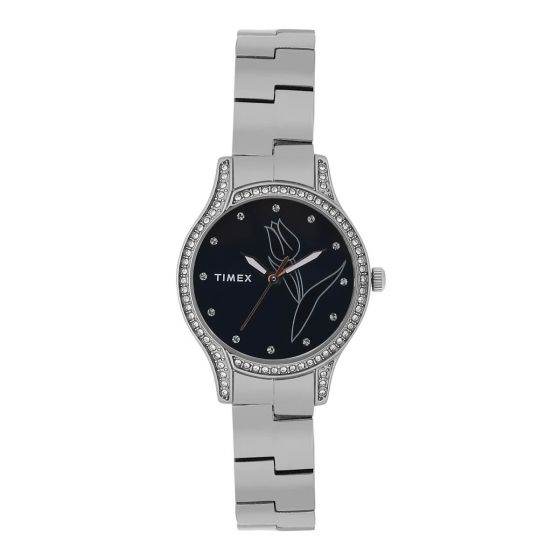 TIMEX EMPERA WOMEN'S BLUE DIAL ROUND CASE 3 HANDS FUNCTION WATCH -TW0TL9500 - KRISHNA WATCH COMPANY
