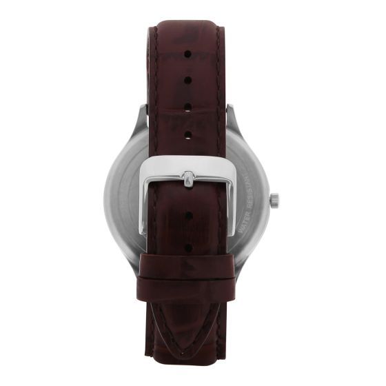 TIMEX FASHION MEN'S SILVER DIAL ROUND CASE DAY DATE FUNCTION WATCH -TWEG16900 - KRISHNA WATCH COMPANY