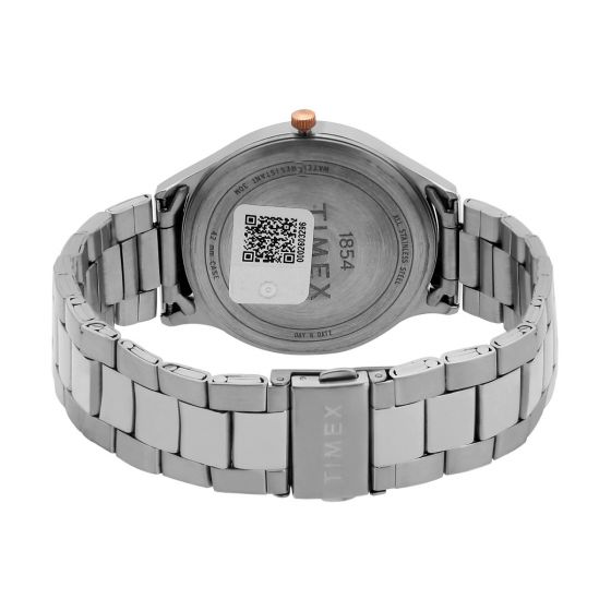 TIMEX FASHION MEN'S BROWN DIAL ROUND CASE DAY DATE FUNCTION WATCH -TWEG16906 - KRISHNA WATCH COMPANY