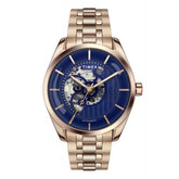 TIMEX E CLASS MEN'S BLUE DIAL ROUND CASE AUTOMATIC FUNCTION WATCH -TWEG17504