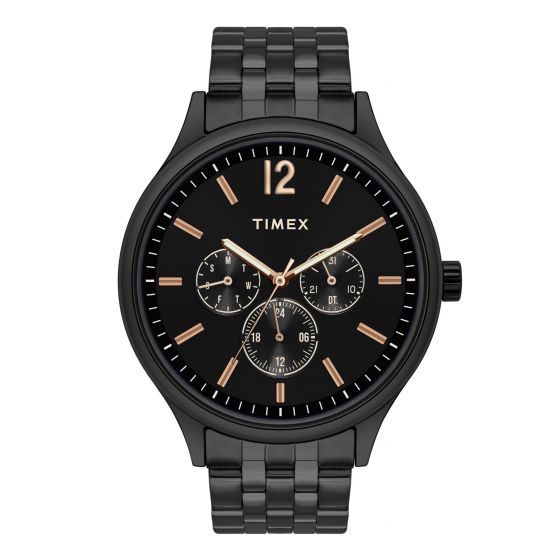 TIMEX ANALOG BLACK DIAL MEN'S WATCH-TWEG18405 - KRISHNA WATCH COMPANY