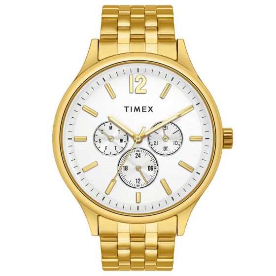TIMEX ANALOG SILVER DIAL MEN WATCH-TWEG18414 - KRISHNA WATCH COMPANY
