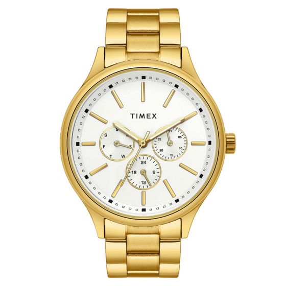 TIMEX ANALOG SILVER DIAL MEN WATCH-TWEG18416 - KRISHNA WATCH COMPANY